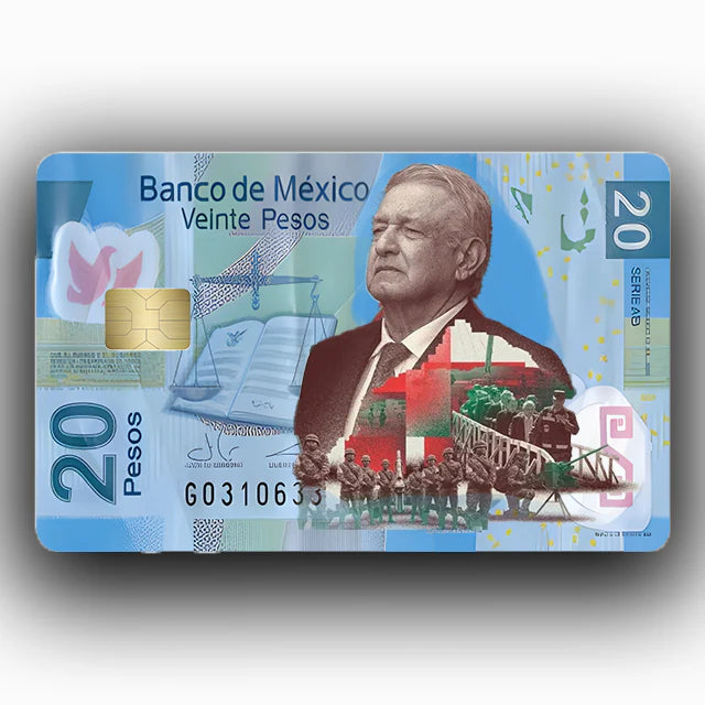 Credit Card Skin – You Noah Guy 20 Peso Sticker for Small and Large Chips, available at AnyCustomProduct.com