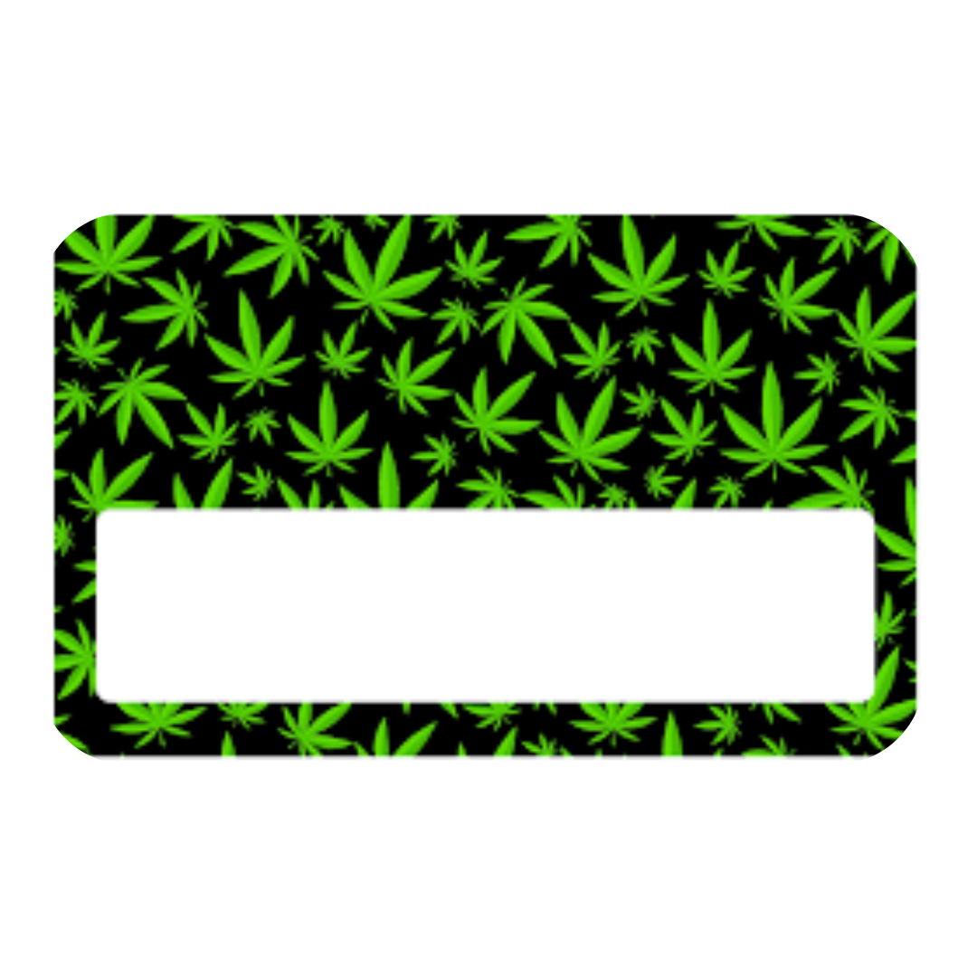 Weed Custom Vinyl Credit Card Sticker