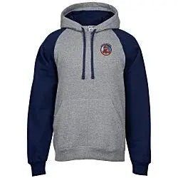Jerzees NuBlend Colorblock Hoodie - Embroidered