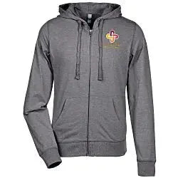 Lightweight Jersey Full-Zip Hoodie - Men's - Embroidered