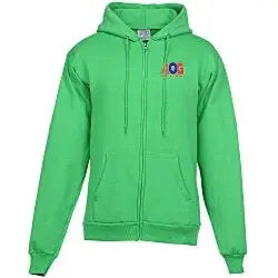 Fashion Full-Zip Hooded Sweatshirt - Men's - Embroidered
