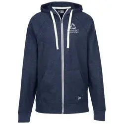 New Era Sueded Cotton Full-Zip Hoodie - Men's - Screen