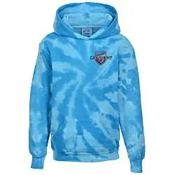 Tie-Dye Swirl Hoodie - Youth - Embroidered