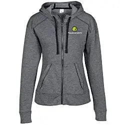 Electric Tri-Blend Wicking Full-Zip Sweatshirt - Ladies'