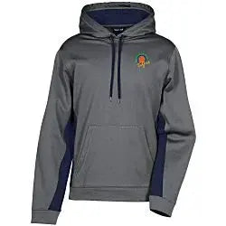 Performance Fleece Colorblock Hoodie - Men's - Embroidered - 24 hr