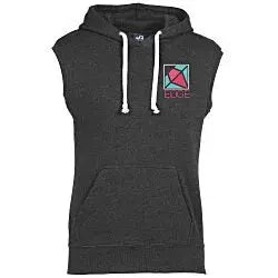 J. America Tri-Blend Sleeveless Hoodie
