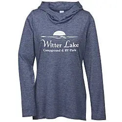 Electric Tri-Blend Wicking Hooded Tee - Ladies'