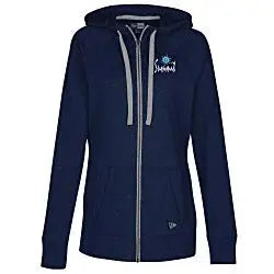 New Era Sueded Cotton Full-Zip Hoodie - Ladies' - Embroidered - 24 hr