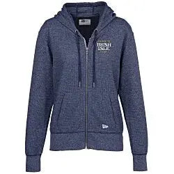 New Era Lightweight Full-Zip Waffle Hoodie - Ladies'