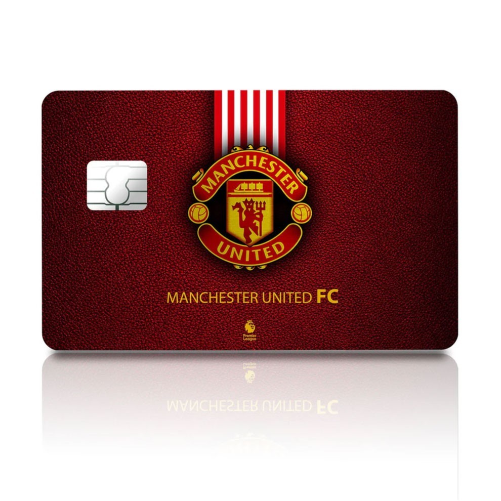 4 Pack Manchester United Fan Credit Card Skin Football Soccer Red Devils Decal Unbranded/Generic