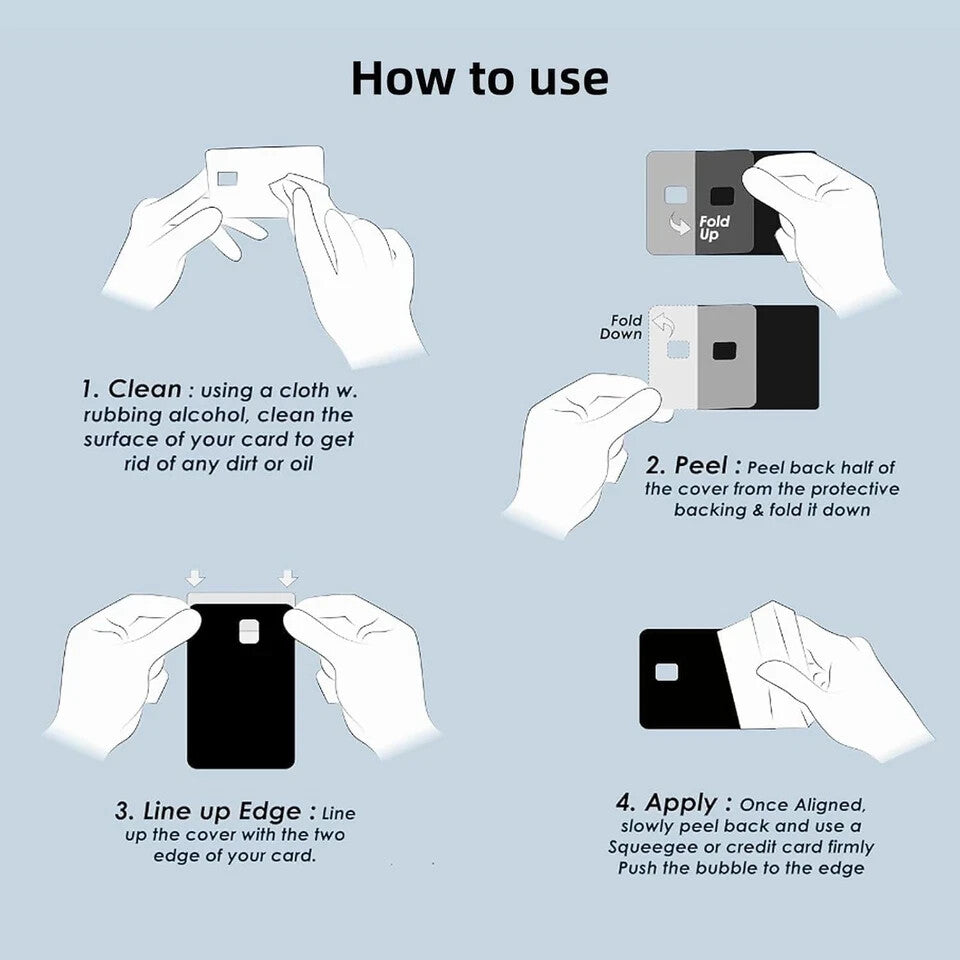 Credit Card Skin Mexico Amlo 1000 Peso Vinyl UV Stickers Card Covers Pack of 2 Any Custom Product