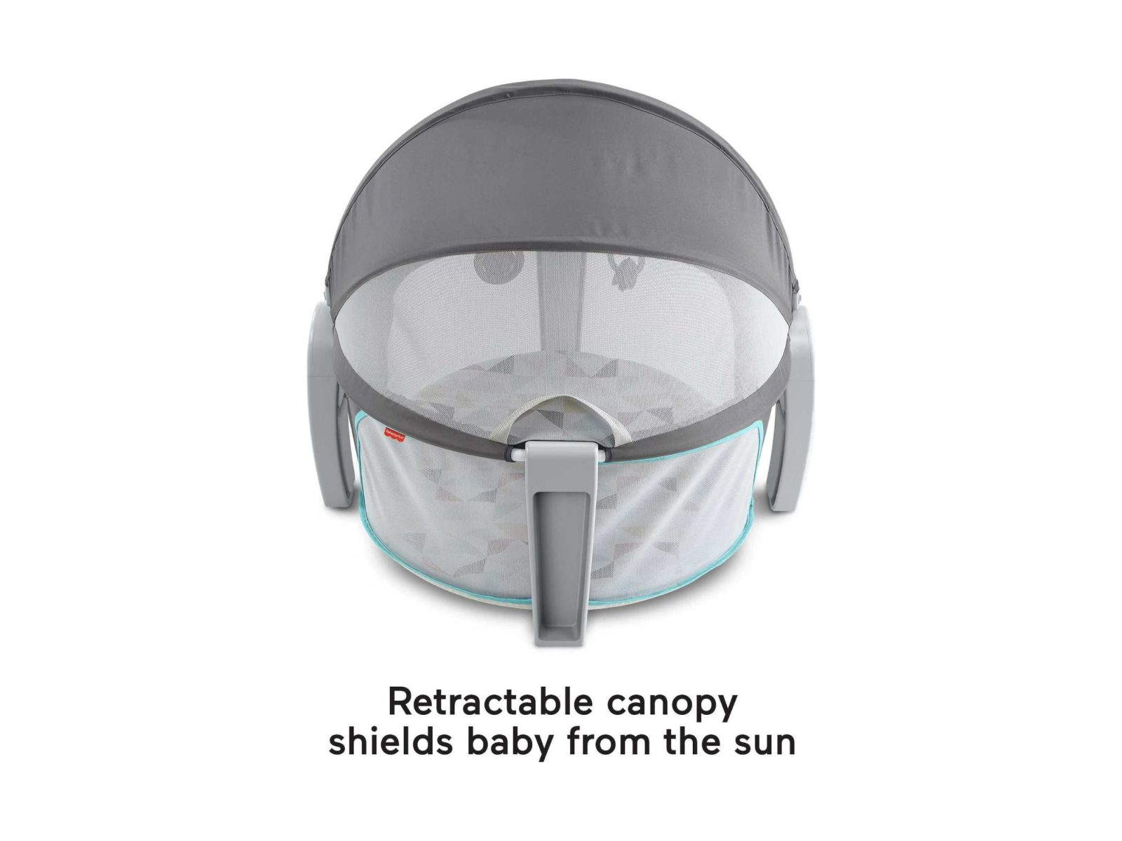 Fisher-Price On-the-Go Baby Dome Portable Bassinet Play Yard Windmill UPF 20 Fisher-Price