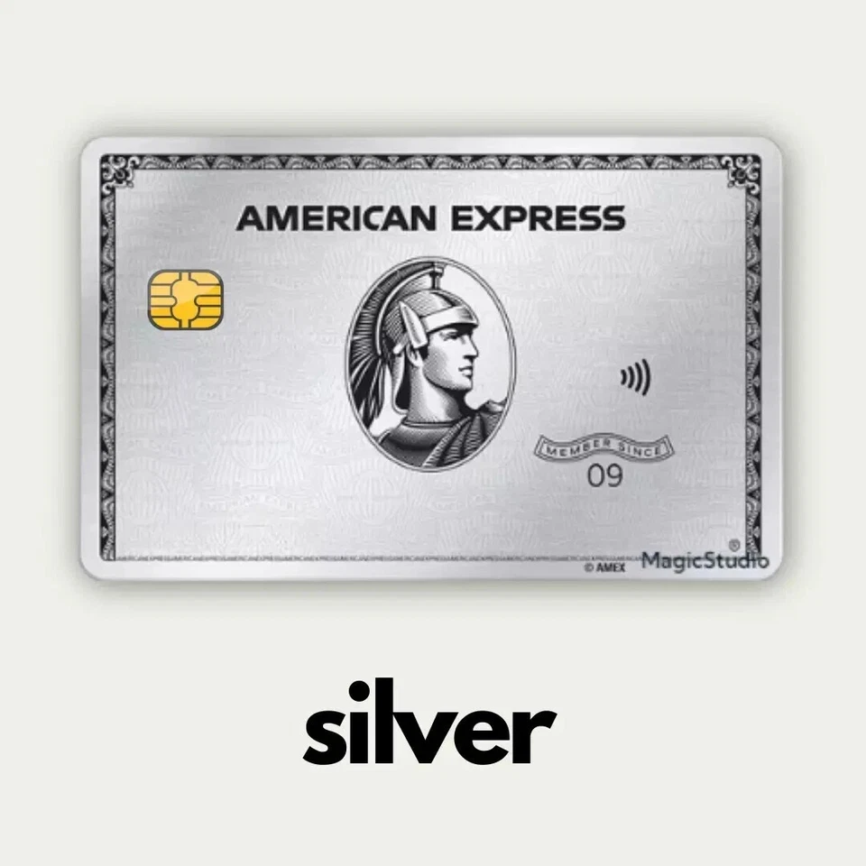 AMEX AE Credit Card Skin Sticker Cardskins Vinyl Black Gold Platinum or set of 3 Unbranded