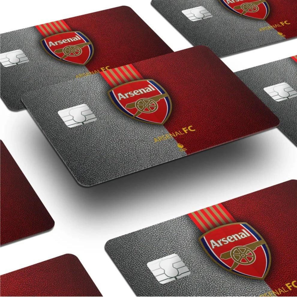 Arsenal Fan Inspired Credit Card Skin Football Soccer Gunners Decal Sticker Unbranded/Generic