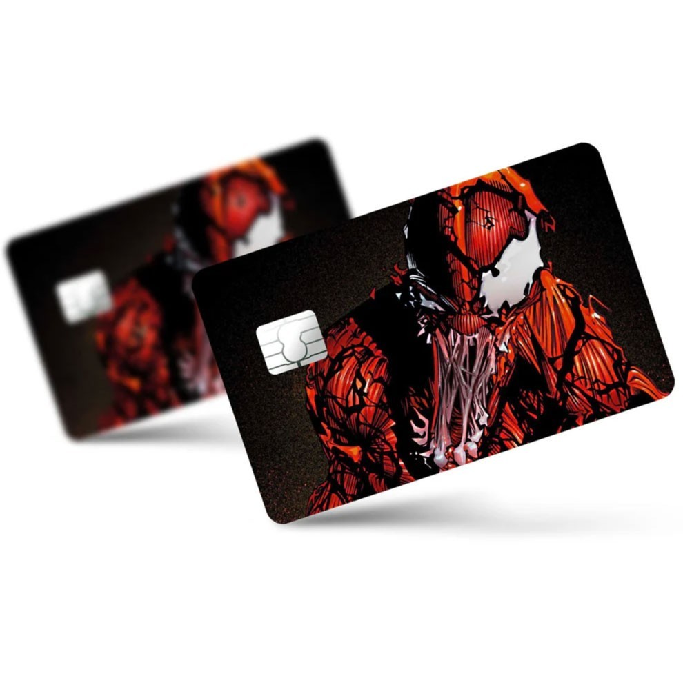 4 Pack Venom Credit Card Skin Symbiote Marvel Spider Decal Set Debit ATM Sticker Unbranded/Generic