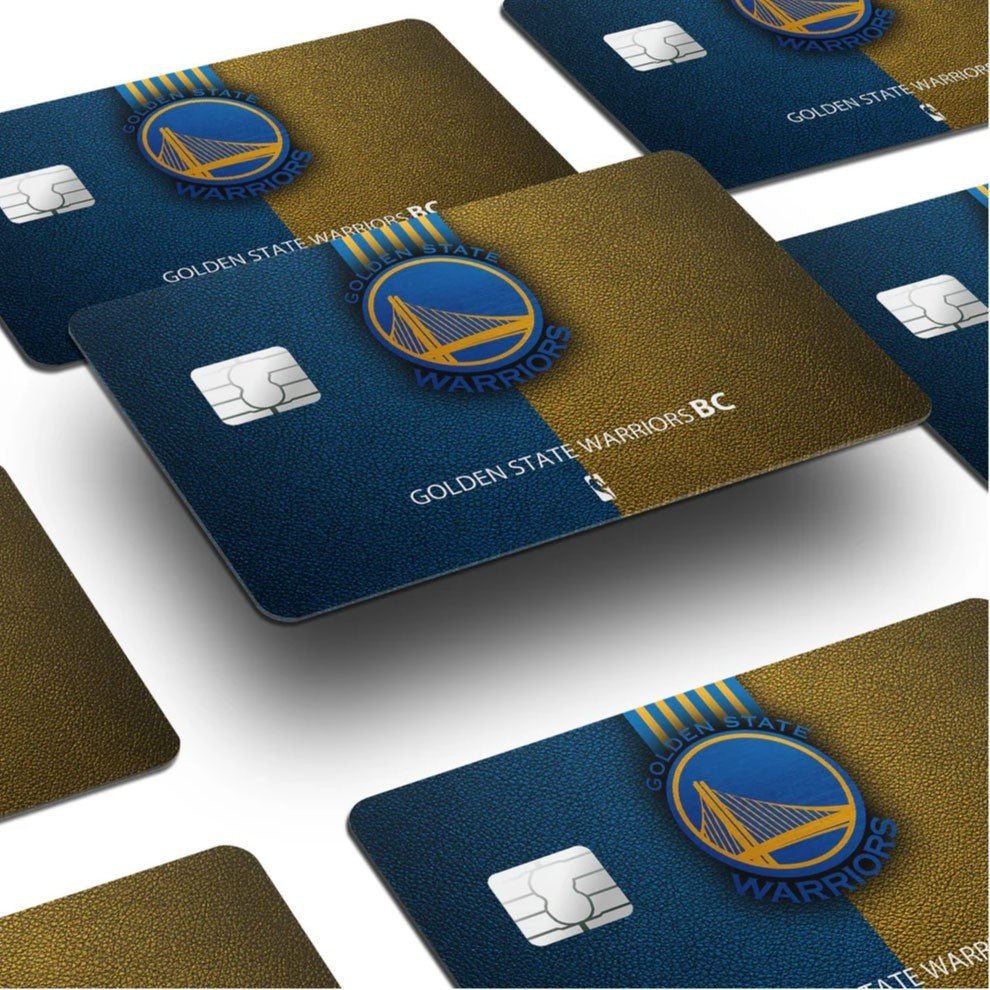 4 Pack Golden State Warriors Credit Card Skin Set NBA Basketball Fan Decal Lot Unbranded/Generic