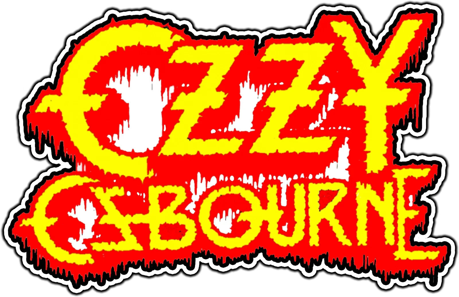 3-Pack Ozzy Osbourne Sticker 4" Band Logo Vinyl Decal Rock Metal Car Bumper Unbranded