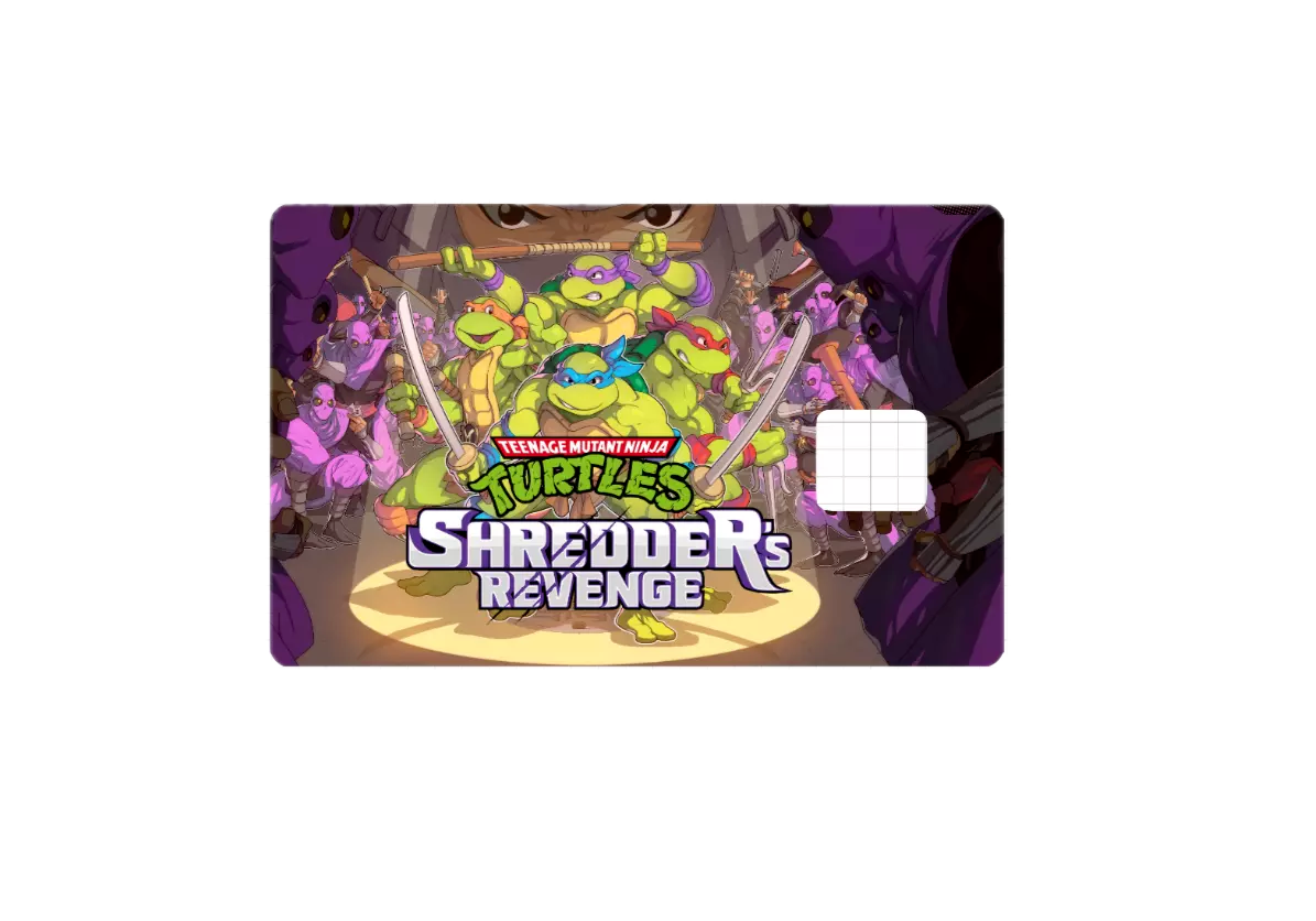 TMNT Credit Card Skin (6-Pack) | Teenage Mutant Ninja Turtles Sticker Variety Pa TMNT