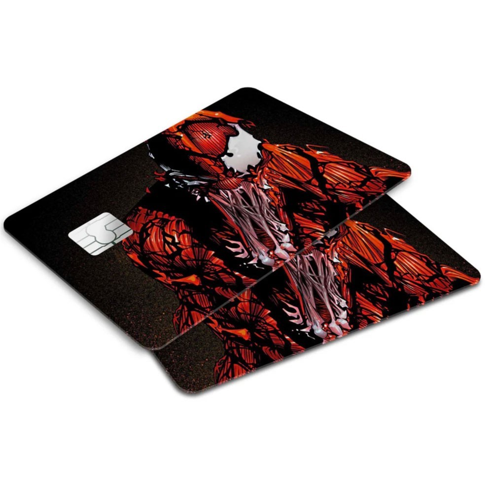 4 Pack Venom Credit Card Skin Symbiote Marvel Spider Decal Set Debit ATM Sticker Unbranded/Generic