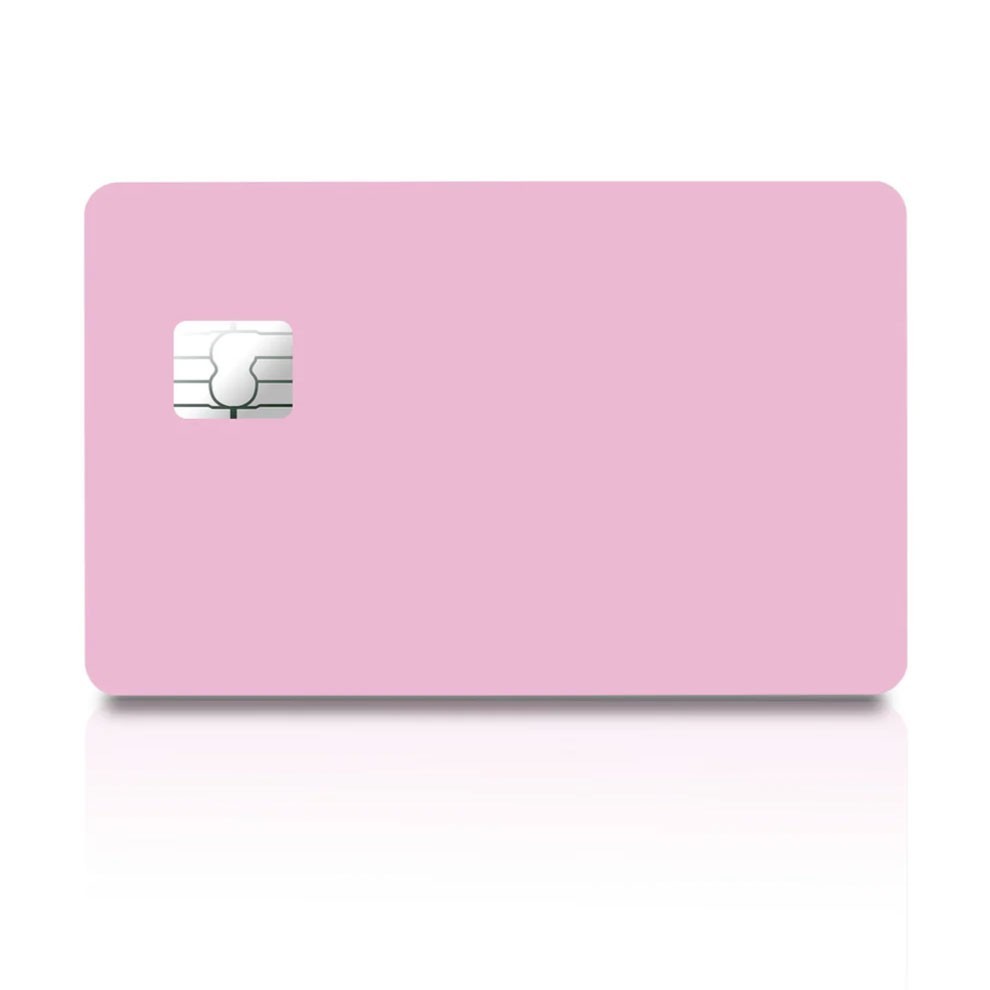 4 Pack Pastel Pink Credit Card Skin Decal Set Matte Soft Pink 4X Cover Cute Unbranded/Generic