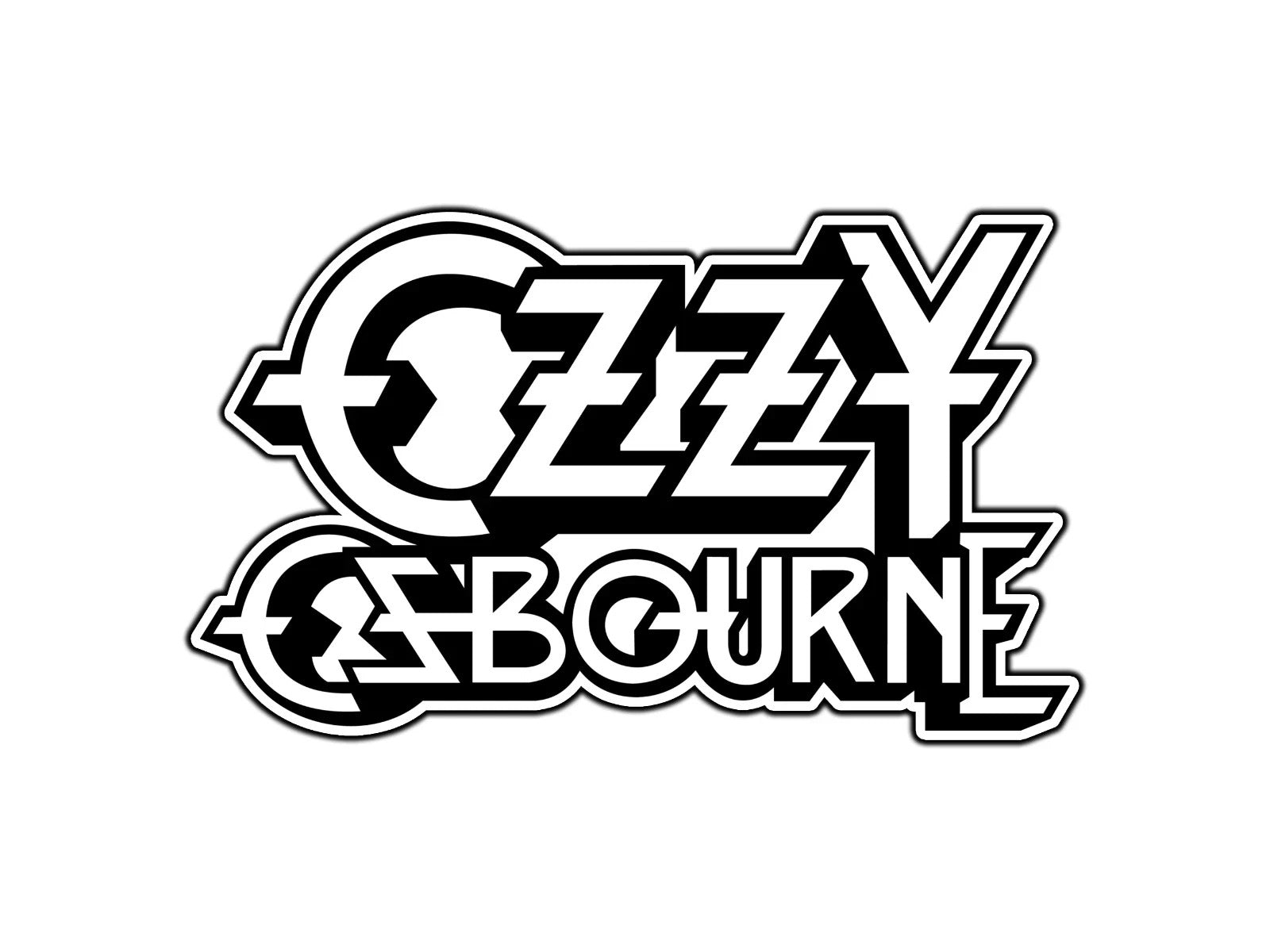 3-Pack Ozzy Osbourne Sticker 4" Band Logo #1 Vinyl Decal Rock Metal Car Bumper Unbranded