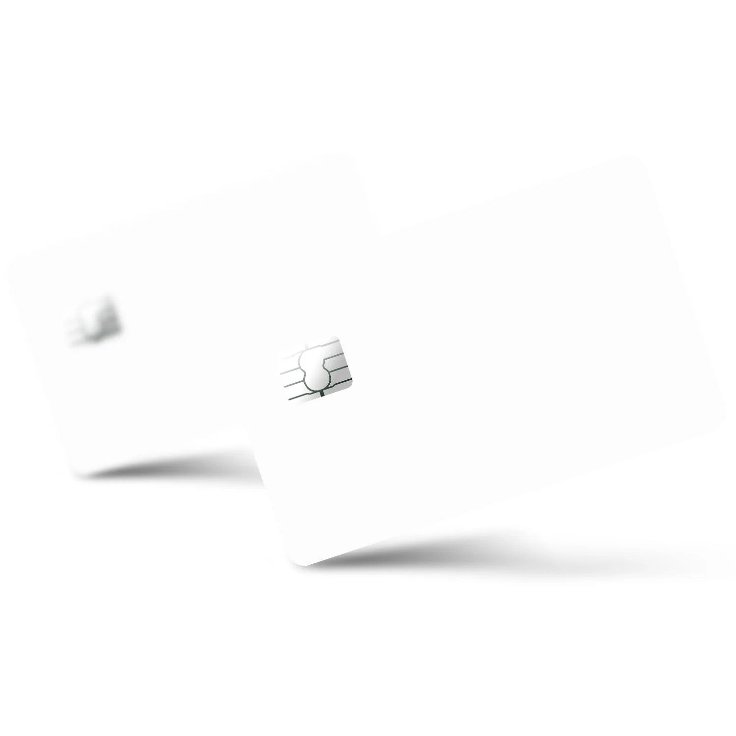 4-Pack Avalanche White Credit Card Skin Solid Vinyl Decal Sticker Cover All Cuts Any Custom Product