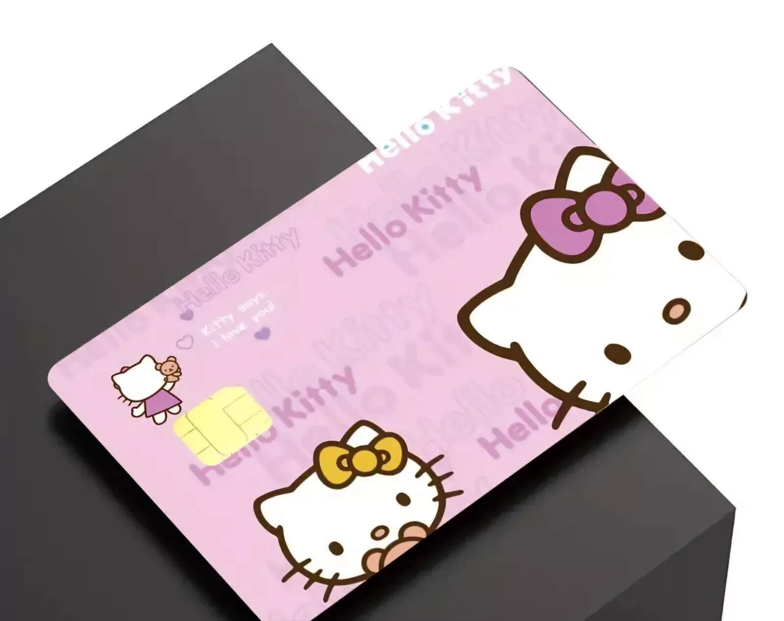 Cute Hello Kitty Credit Card Skin (4-Pack) | Pink Kawaii Sanrio Decal Sticker Unbranded