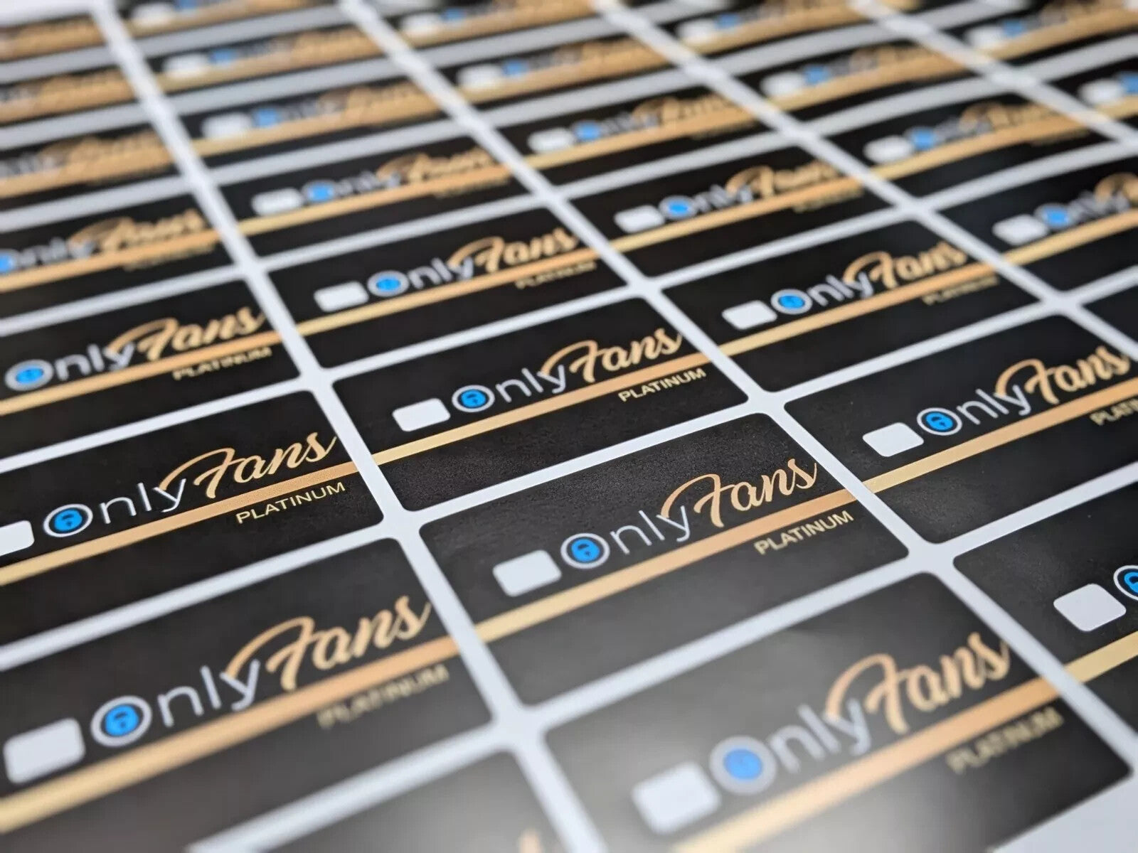 Credit Card Skin Only Fans PLATINUM Credit Card Stickers - Pack of 10 Stickers Any Custom Product