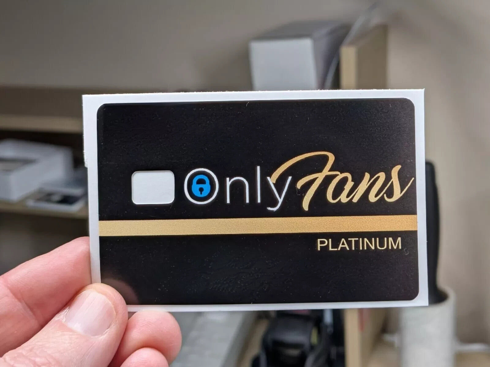 Credit Card Skin Only Fans PLATINUM Credit Card Stickers - Pack of 10 Stickers Any Custom Product