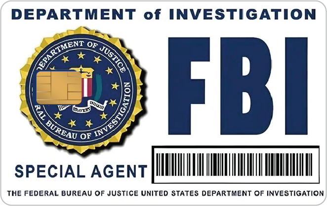 6-Pack ICE CIA FBI Credit Card Skin Sticker Bundle - Cardskin Gift Set Parody Unbranded/Generic