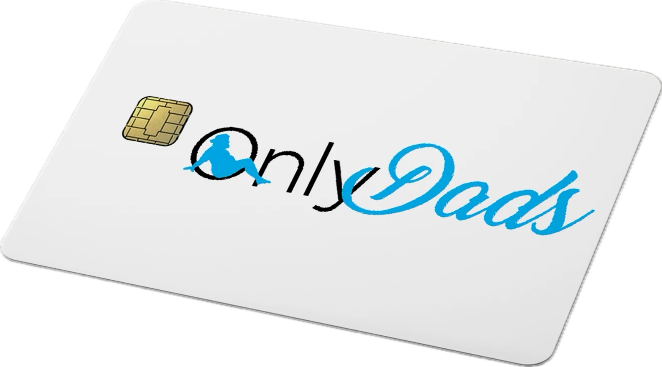 Funny 'Only Dads' Sticker (4-Pack) | Dad Life Parody | Credit Card Skin Gift Unbranded