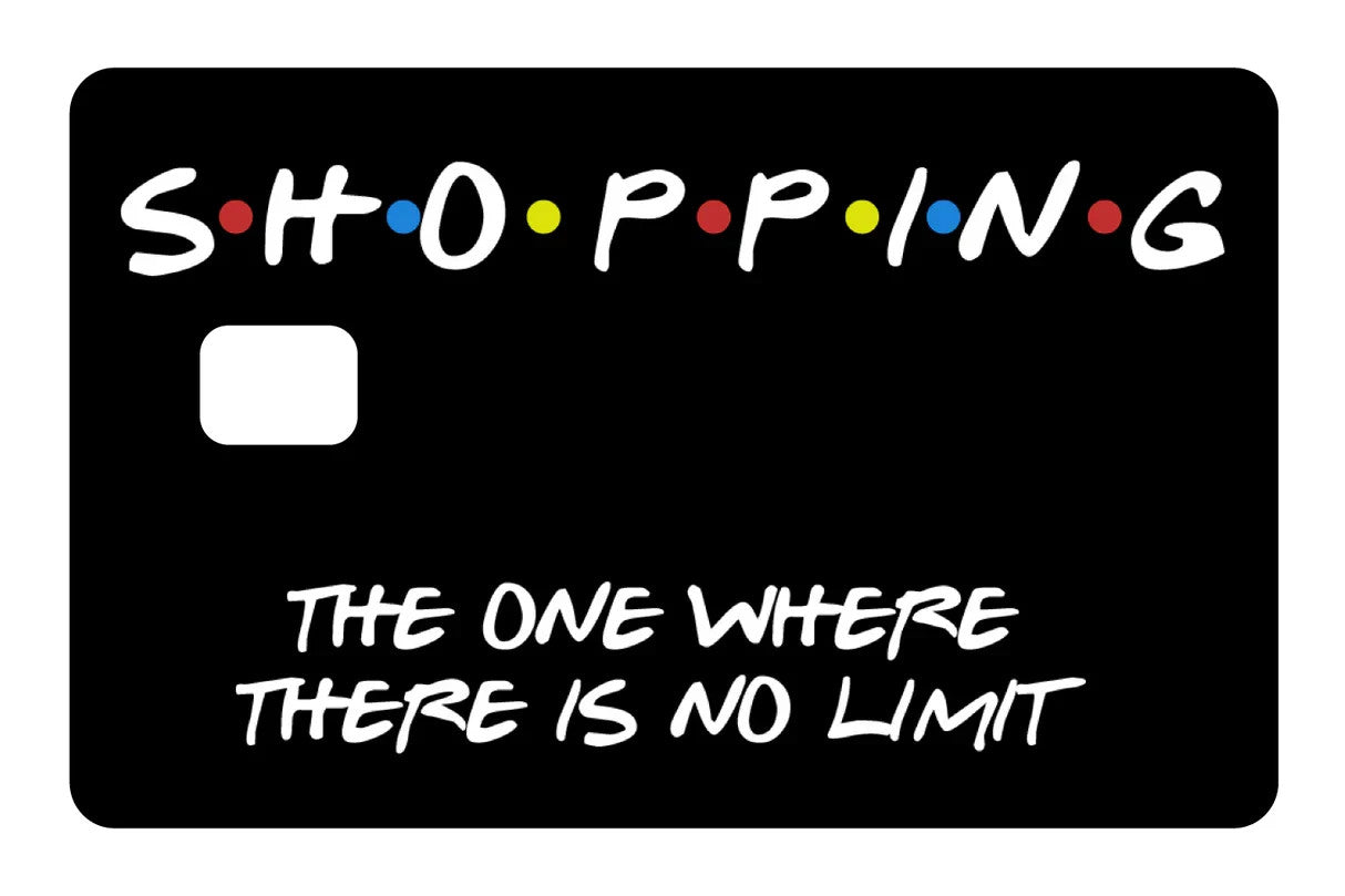 Shopping The One Where There Is No Limit Card Skin 4 Pack All Cutouts Decal Any Custom Product
