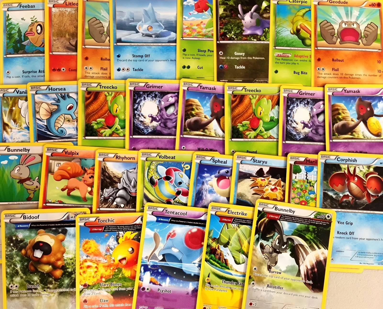 Pokemon TCG: 40 Card Lot with 5 Holo & Reverse Holo Cards - Pokemon Bulk Cards Anycustomproduct.com