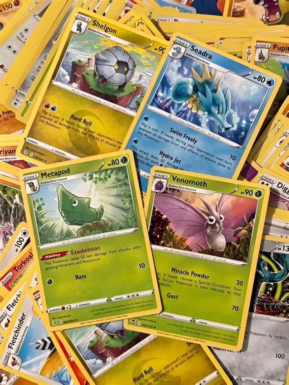 Pokemon TCG: 40 Card Lot with 5 Holo & Reverse Holo Cards - Pokemon Bulk Cards Anycustomproduct.com