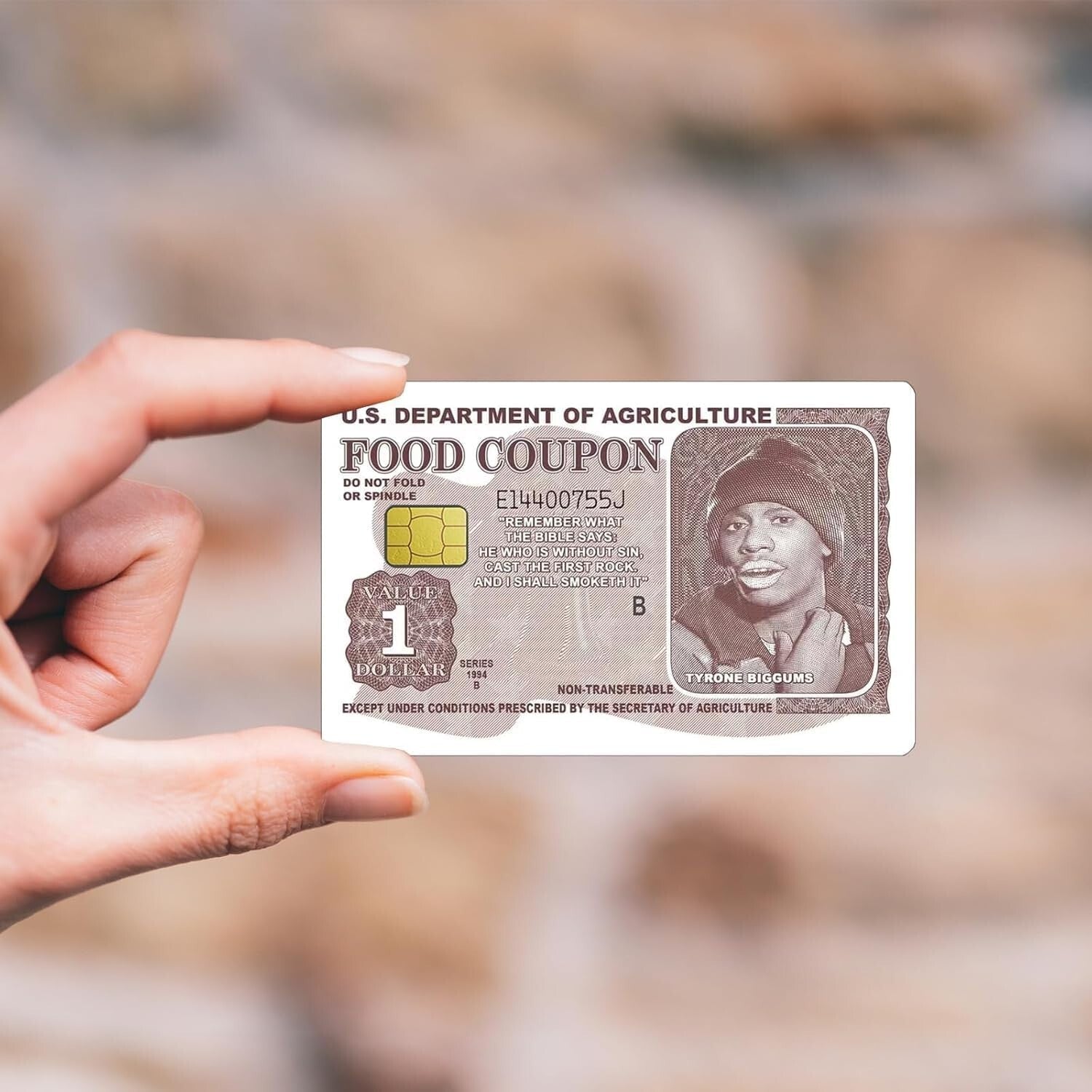 Credit Card Skins Food Stamp EBT Card Sticker Tyrone Biggums 2-Pack Any Custom Product