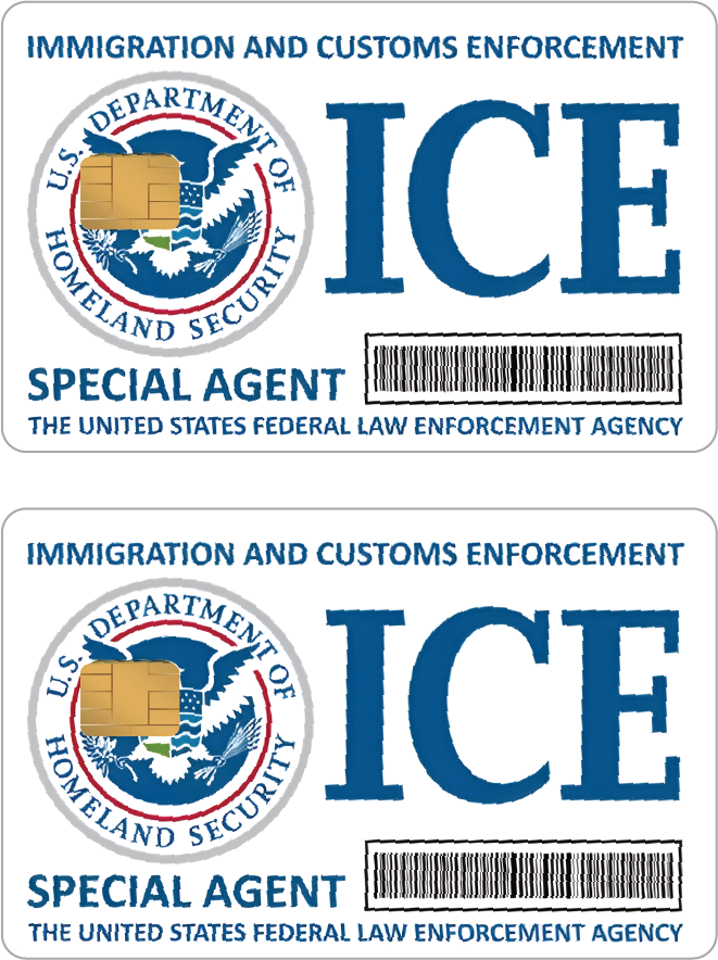 6-Pack ICE CIA FBI Credit Card Skin Sticker Bundle - Cardskin Gift Set Parody Unbranded/Generic