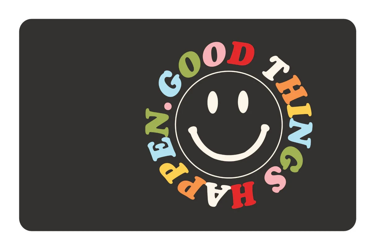 Good Things Happen Card Skin 4 Pack Aesthetic Decal Set for Credit Card Any Custom Product