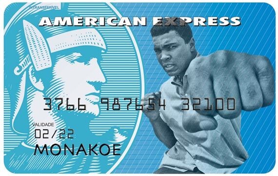 Muhammad Ali AMEX Parody Sticker (4-Pack) | Boxing 'The Greatest' Card Skin Deca Supreme