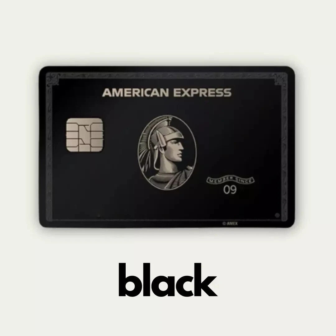 AMEX Credit Card Skin, Debit Card Skin Sticker Sticker AE Vinyl Black Gold Any Custom Product