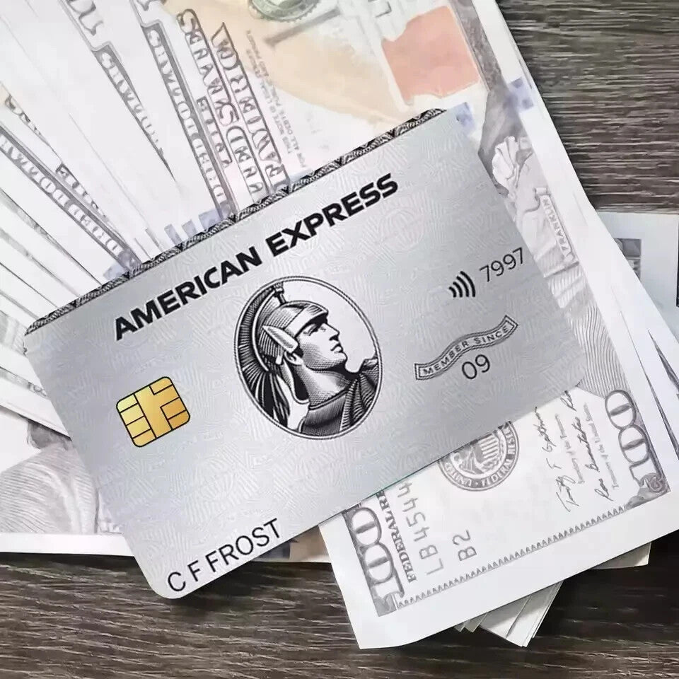 Custom AMEX Card Skin 7-Pack Personalized Name | Gold, Platinum, Black Sticker Supreme