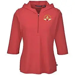 Cutter & Buck Virtue Pique Half-Zip Pullover Hoodie - Ladies'