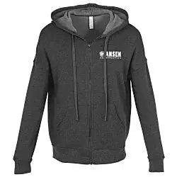 Bella+Canvas Solid Sponge Fleece Full-Zip Hoodie - Screen