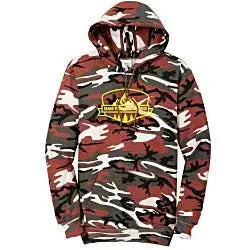 Fashion Pullover Hooded Sweatshirt - Camo - Screen