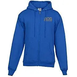 Fashion Full-Zip Hooded Sweatshirt - Men's - Screen