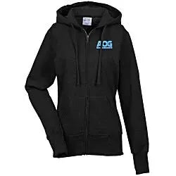 Fashion Full-Zip Hooded Sweatshirt - Ladies' - Screen