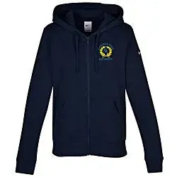 Nike Club Fleece Sleeve Swoosh Full-Zip Hoodie - Ladies'