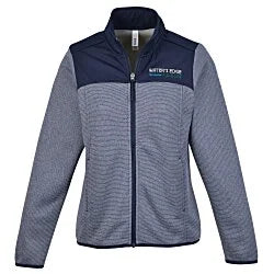 Venture Heathered Stripe Hybrid Jacket - Ladies'