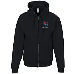 Jerzees Rugged Fleece Full-Zip Hooded Sweatshirt - Full Color