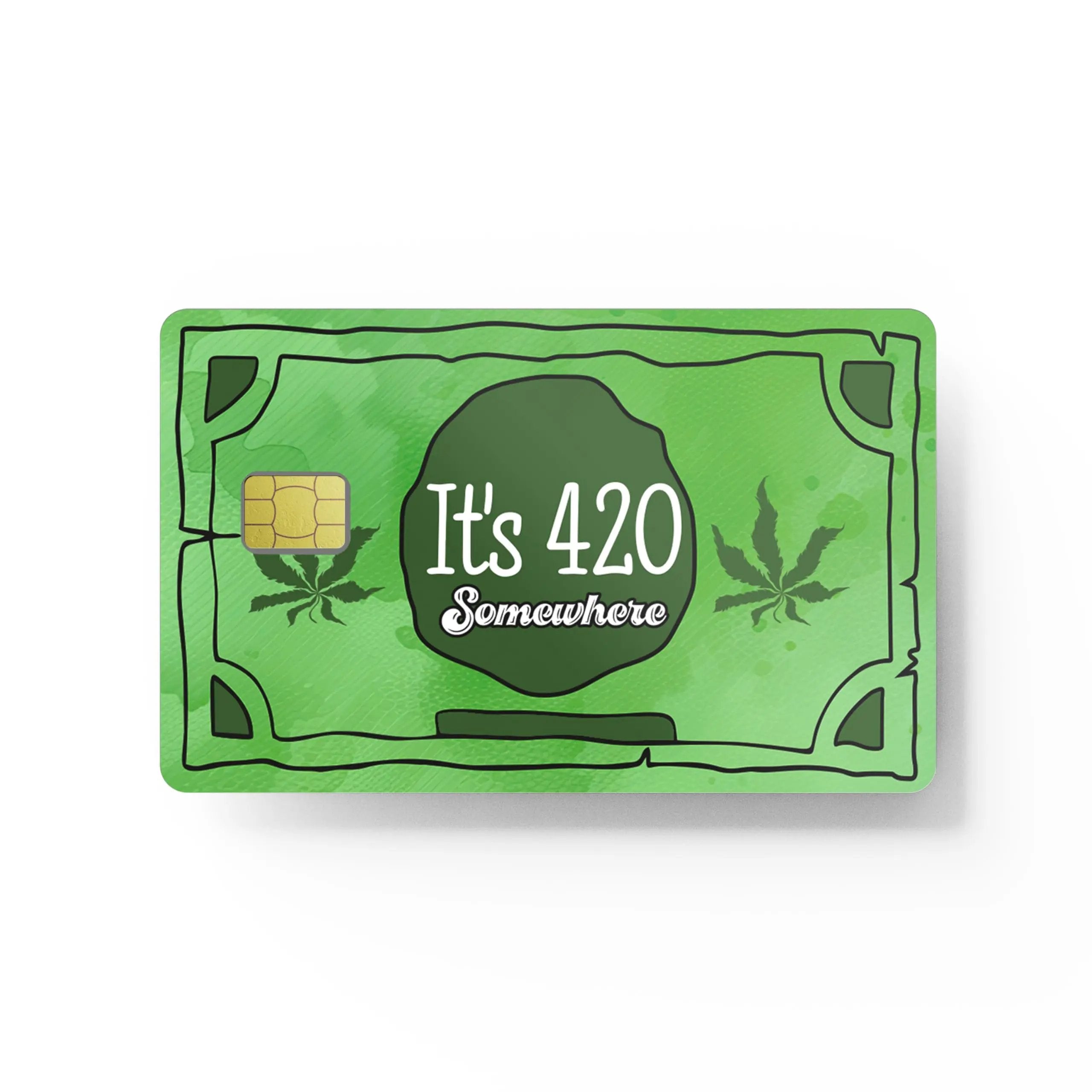 It's 420 Custom Vinyl Credit Card Sticker