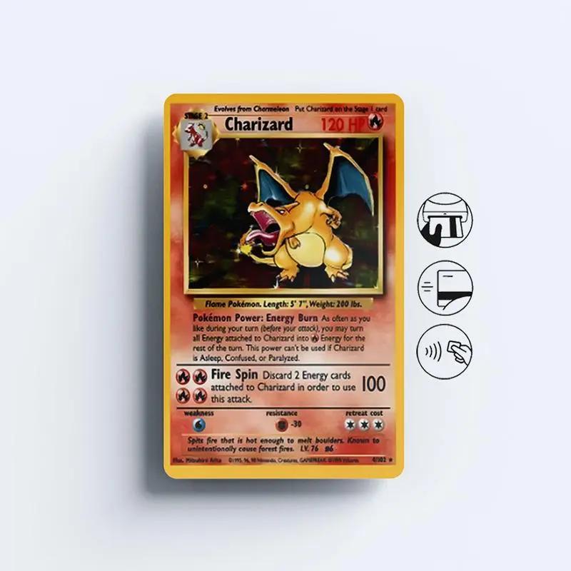 Pokemon Charizard Custom Vinyl Credit Card Sticker
